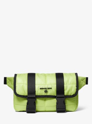 33S2TBKY9U - Brooklyn Quilted Recycled Polyester Sling Pack BT LIMEADE