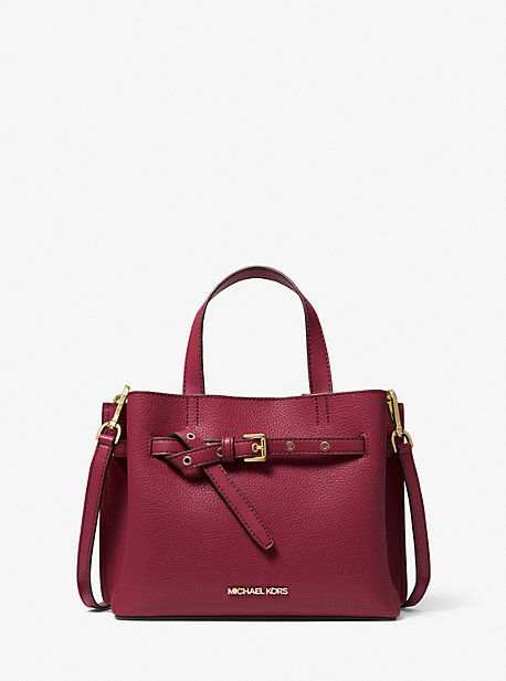 35F0GU5S5T - Emilia Small Pebbled Leather Satchel  MULBERRY