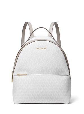 35F3G6HB6V - Sheila Medium Logo Backpack OPTIC WHITE