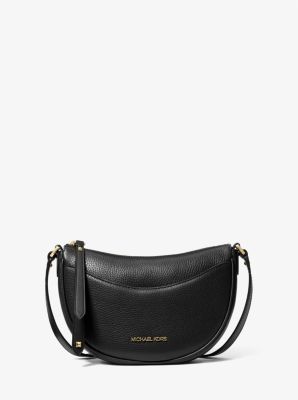 35R3G4DC5L - Dover Small Leather Crossbody Bag BLACK