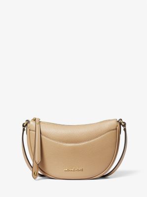 35R3G4DC5L - Dover Small Leather Crossbody Bag CAMEL