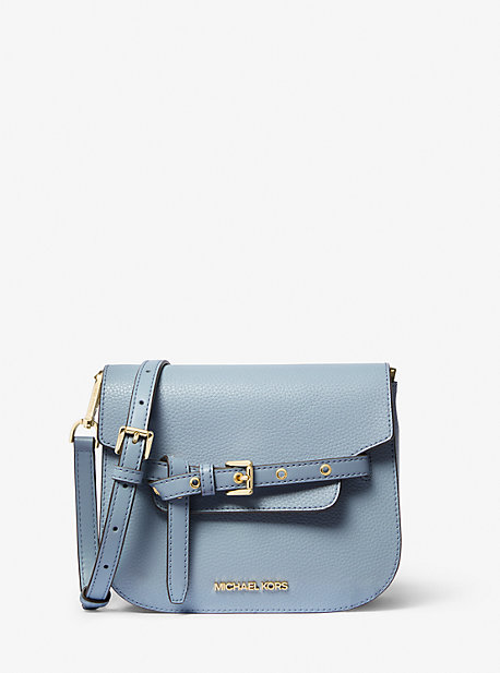 35S2GU5C1L - Emilia Small Leather Crossbody Bag PALE BLUE
