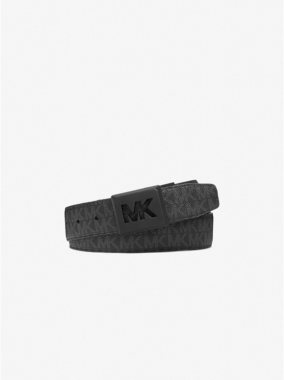 MK 36F1LBLY9U Logo Belt BLACK