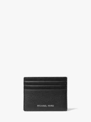 36F9LCOD2L - Cooper Pebbled Leather Tall Card Case BLACK