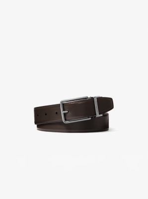 36H9LBLY1T - Crossgrain Leather Reversible Belt BLACK/BROWN