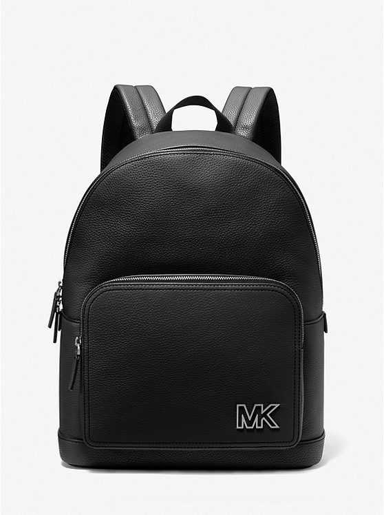 MK 37F2LCOB2E Cooper Pebbled Leather Backpack BLACK