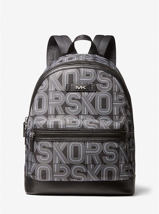 MK 37H1LKNB2R Kent Graphic Logo Backpack BLACK/GREY