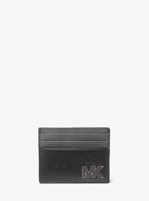 39H1LHDD2U - Hudson Two-Tone Leather Card Case BLACK