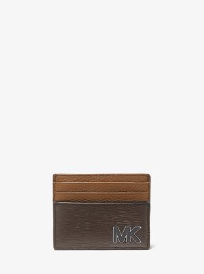 39H1LHDD2U - Hudson Two-Tone Leather Card Case BROWN