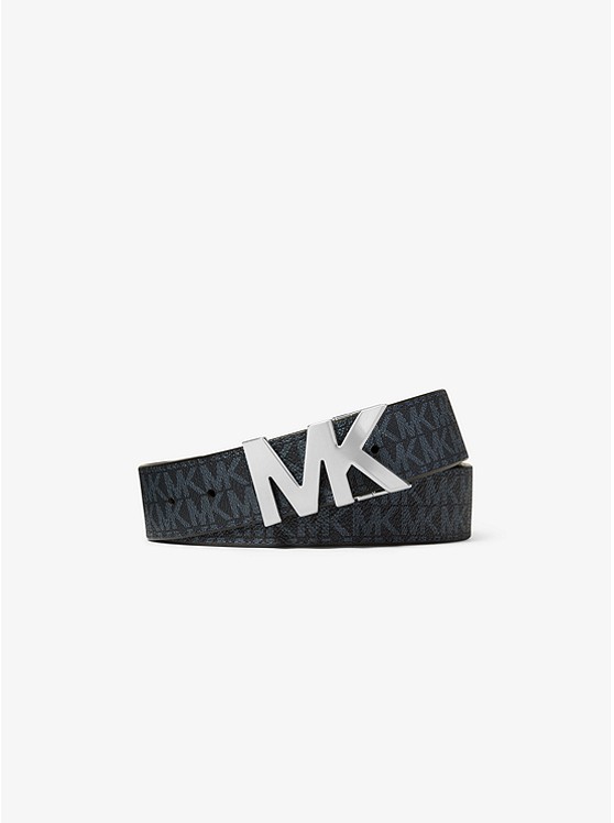 MK 39H9LBLY1U Reversible Logo Buckle Belt  ADMRL/PLBLUE