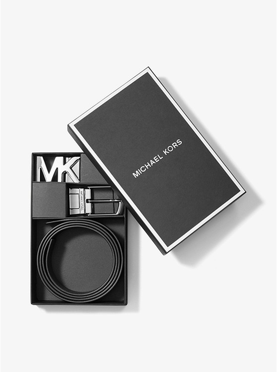 MK 39H9LBLY4C 4-In-1 Logo Belt Box Set BLACK
