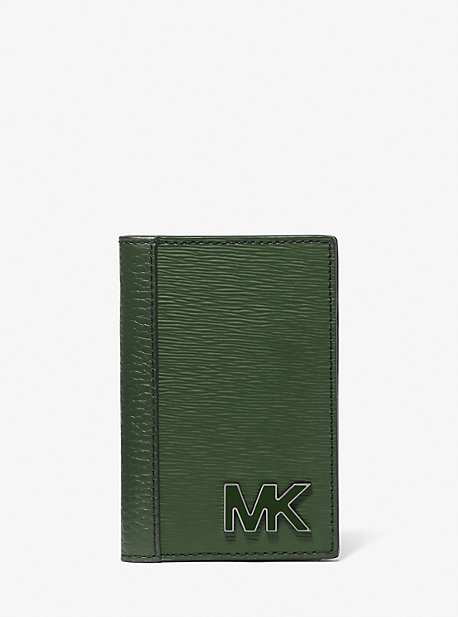 39S2MHDD1T - Hudson Leather Card Case AMAZON GREEN