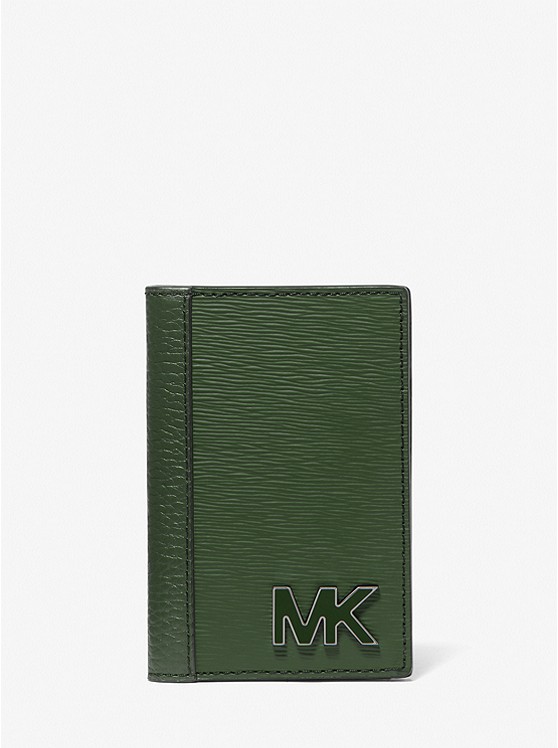 MK 39S2MHDD1T Hudson Leather Card Case AMAZON GREEN