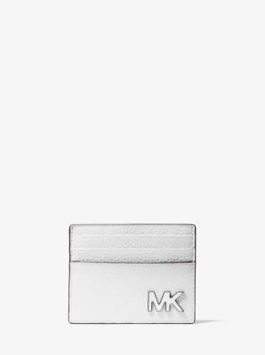 39S2MHDD2T - Hudson Leather Card Case BRIGHT WHT