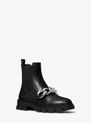 40F1SCFE7L - Scarlett Embellished Leather Boot BLACK