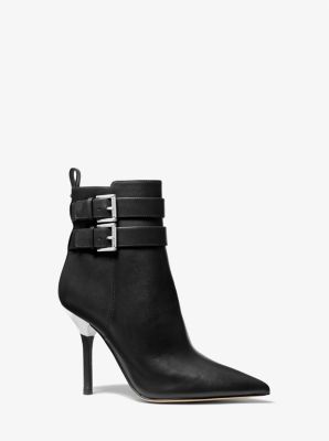 40F2AMHE5L - Amal Leather Ankle Boot BLACK