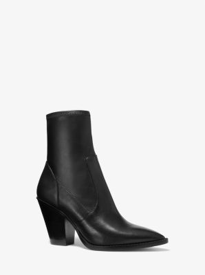 40F2DOHE8L - Dover Leather Ankle Boot BLACK