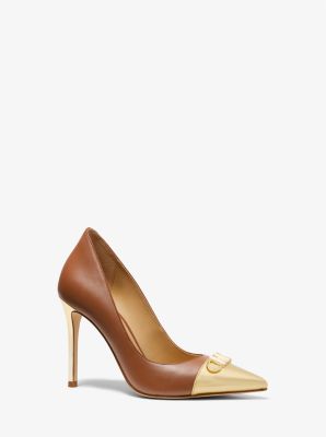 40F2PKHP4L - Parker Leather Pump LUGG/GOLD