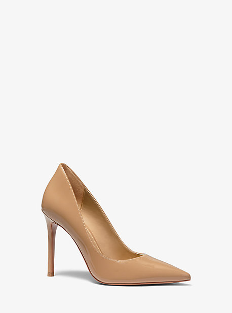 40F9KEHP1A - Keke Patent Leather Pump TOFFEE