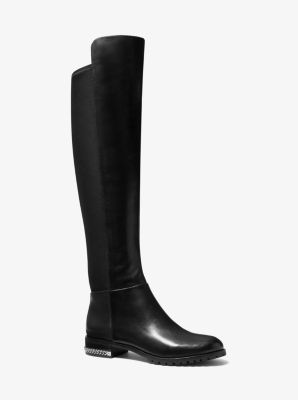 40R1SBFB5L - Sabrina Stretch Leather Boot BLACK
