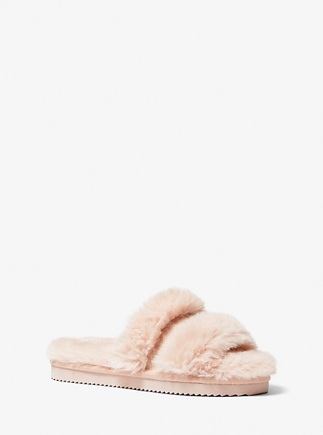 40R2SCFP5D - Scarlett Faux Fur Slide Sandal BALLET