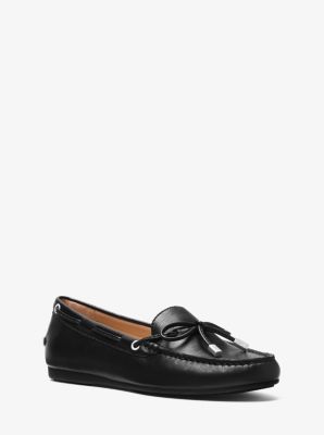 40R8STFR1L - Sutton Leather Moccasin BLACK