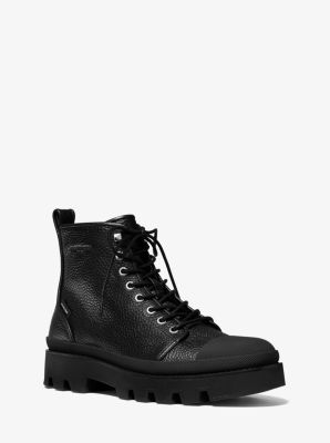42F0COFE6L - Colin Pebbled Leather Boot BLACK