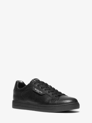 42F9KEFS1L - Keating Pebbled Leather Sneaker BLACK