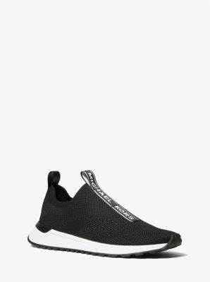 42S2MIFP1D - Miles Stretch Knit Slip-on Sneaker BLACK