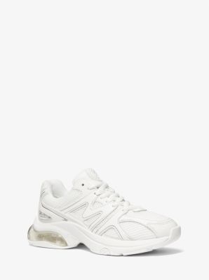 43S3KIFS1D - Kit Extreme Mesh and Leather Trainer OPTIC WHITE