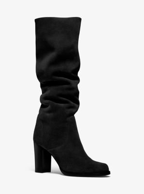 46F9LUHB5S - Lucienne Suede Boots BLACK