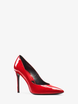 46T8MUHP1A - Muse Patent Leather Pump CRIMSON