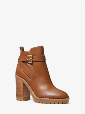 49R2CCHE5L - Clancy Leather Ankle Boot LUGGAGE