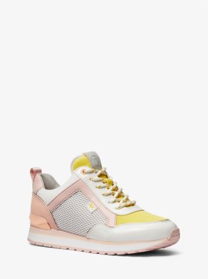 49S0MAFS1D - Maddy Color-Block Mixed-Media Trainer OPTIC WHITE