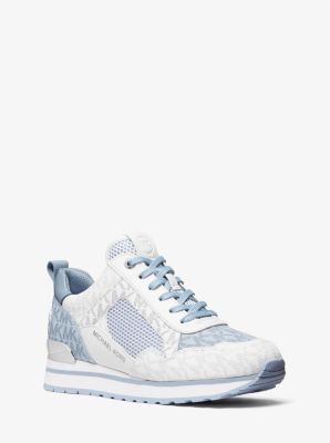 49T1WIFS2B - Wilma Color-Block Logo and Mesh Trainer PALE BLUE