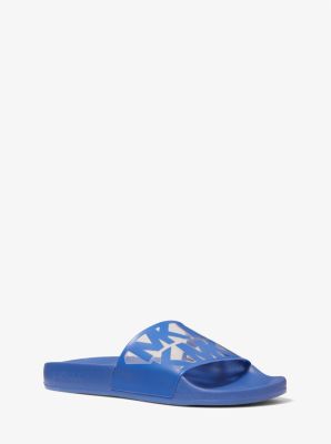 49T2PNFA1Q - Penny Logo Rubber Slide Sandal ELECTRIC BLUE