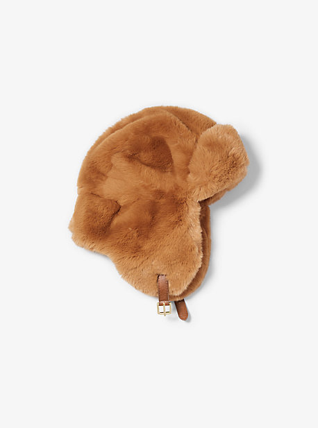 538313 - Faux Fur Trapper Hat LUGGAGE