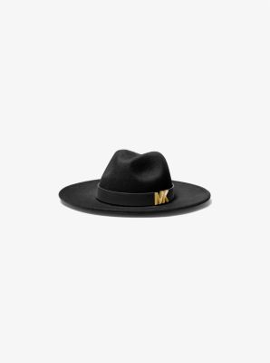538735 - Logo Wool Blend Bolero Hat BLACK