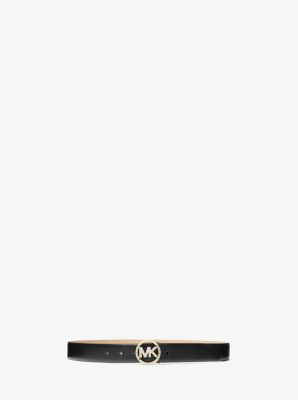 558638 - Leather Pavé Logo Belt BLACK
