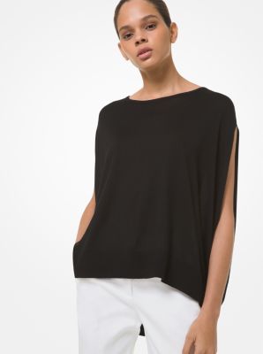 650AKS939 - Silk Blend Shirt BLACK