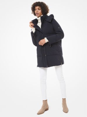 77T4204M82 - Quilted Puffer Coat NAVY