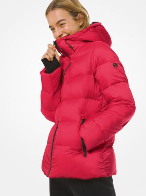 77T4516M82 - Quilted Nylon Puffer Jacket RED