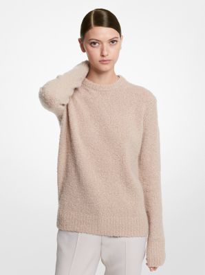 AK094Y0025 - Cashmere Bouclé Sweater BUFF