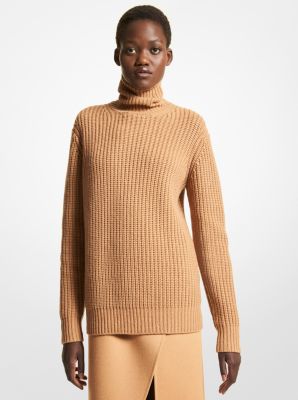 BK449Y0003 - Cashmere Turtleneck Sweater CAMEL