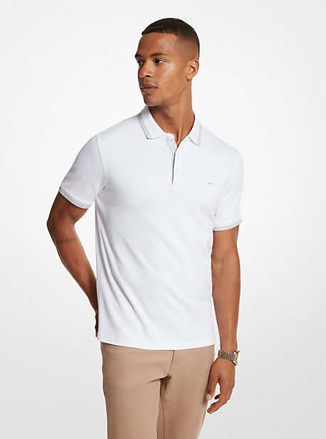 CB9512720B - Greenwich Cotton Polo Shirt WHITE