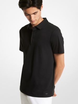 CB95FGVC93 - Cotton Polo Shirt BLACK