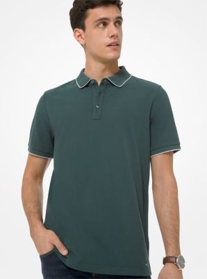 CF05JMX8WH - Cotton Polo Shirt SPRUCE