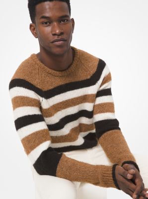 CF06L3N96J - Striped Sweater CARAME MELAN