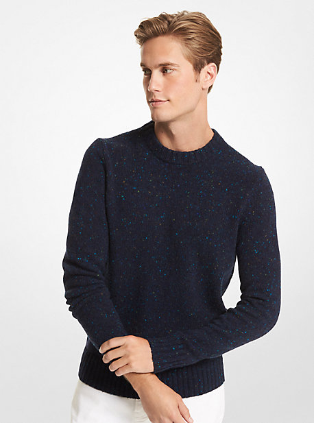 CF1600W322 - Tweed Wool Blend Sweater DRK MIDNIGHT