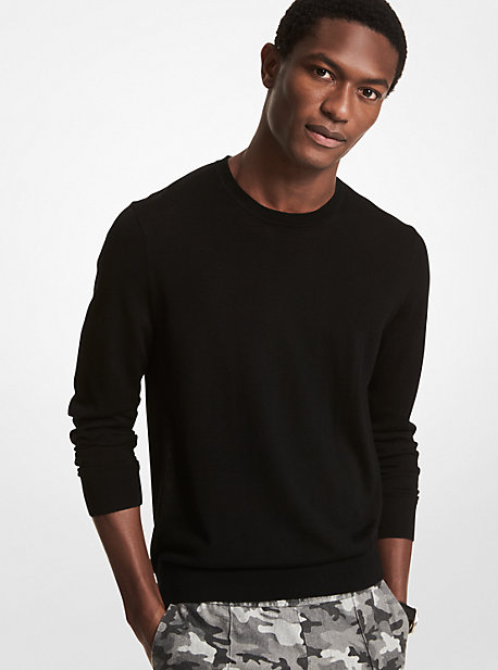 CF1601Y2DG - Merino Wool Sweater BLACK